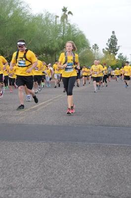 VWS supporting the troops in the Pat Tillman run.