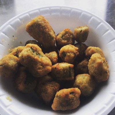 Fried okra