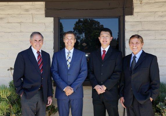 Dentists Norton Donner, Jeff Goodman, Kevin Lin and Jerry Bottomley. (from left to right)