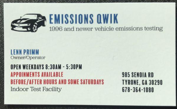 Emissions Qwik