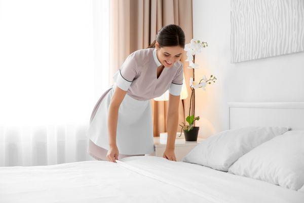 We love cleaning Airbnb properties,focusing on making beds meticulously and ensuring hosts and guests are delighted with the pristine space.