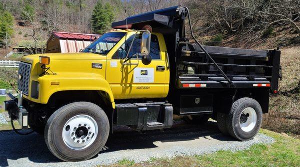 Dump truck available for gravel, fill dirt, stone, etc delivery