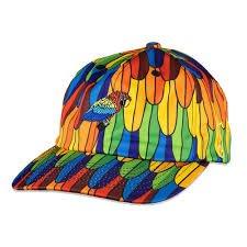 Grassroots California apparel and hats are bold, colorful and so artistic. You will want them all!