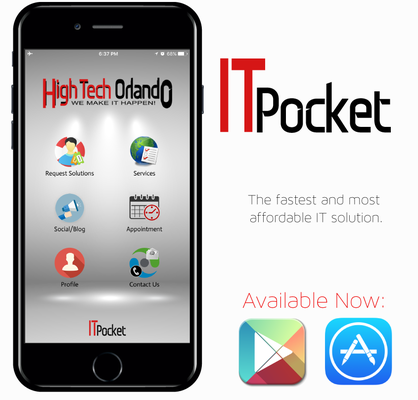 Download our mobile app "ITpocket". https://hightechorlando.com/itpocket