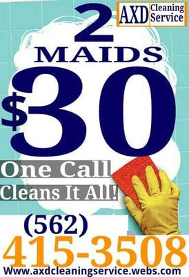 2 Maids $30!!