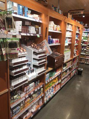 Health and beauty section