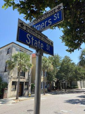 One of the corners we walked. Reminded us of New Orleans.