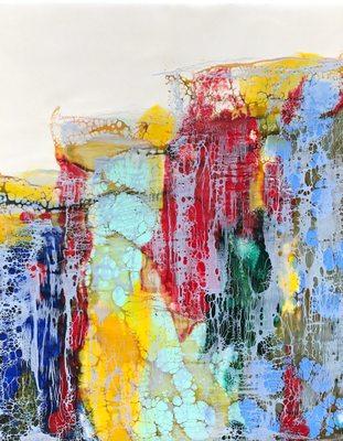 Encaustic works by Page Smoak