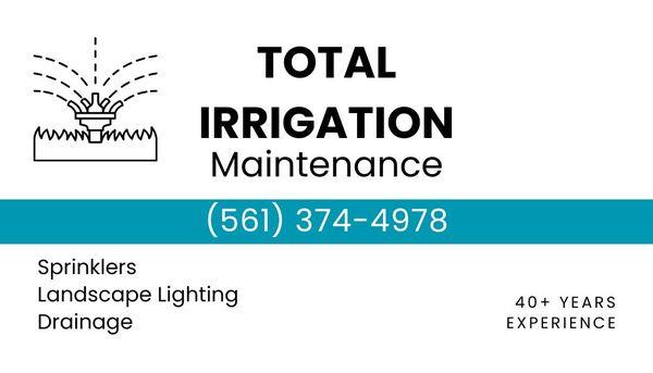 Total Irrigation Maintenance