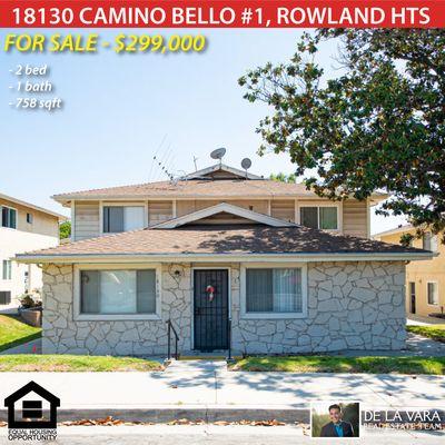 18130 Camino Bello #1, Rowland Heights