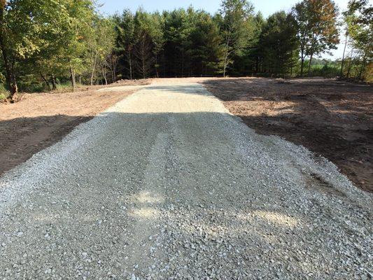 Specializing in gravel driveways both new, refresh and regrade.