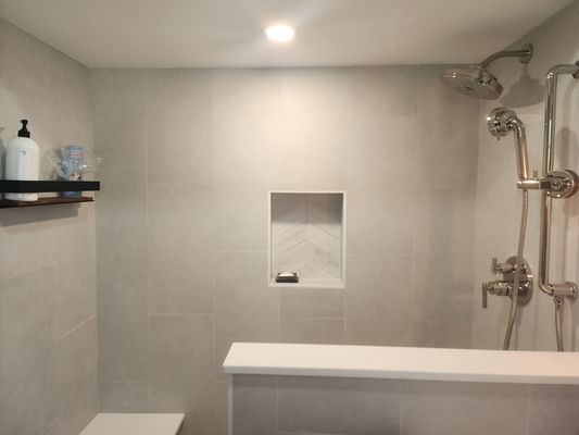 Custom bathroom remodel