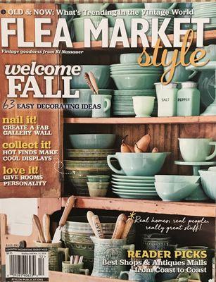 Featured in Flea Market Style Magazine as a favorite shop!