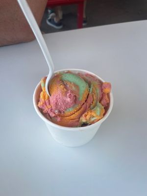 Medium Cup of Rainbow Sherbet