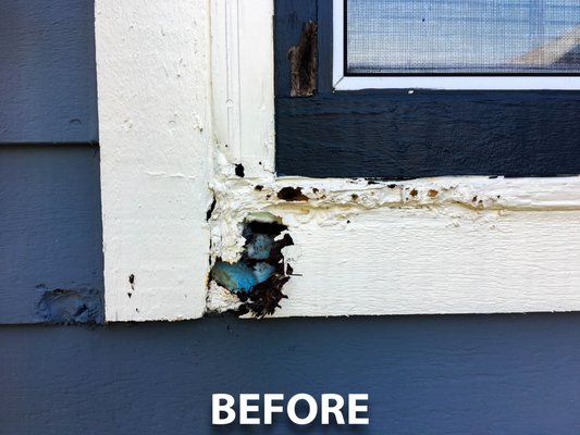 rotten window repair