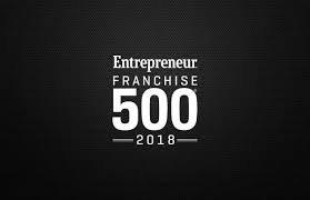 3 years recognized as top 100 out of chosen 500 by Entrepreneur Magazine as franchise business