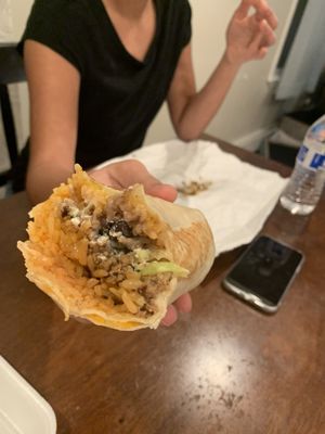 Burrito no lettuce