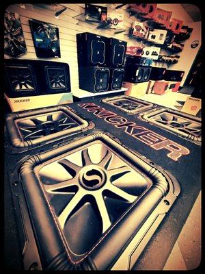 Kicker L7R-Loaded Quad Box! 2400 watts of blissful bass. :)