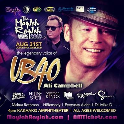 TMR 2013 featuring live performance by UB40's Ali Campbell