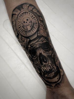 Aztec skull.