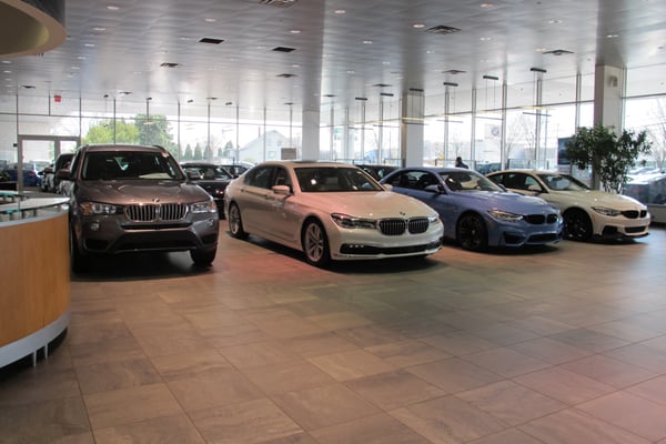 Flemington BMW new car showroom.