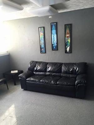 Comfortable waiting area