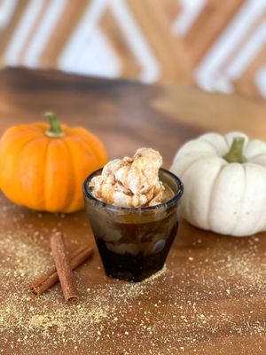 Pumpkin Cheesecake Affogato