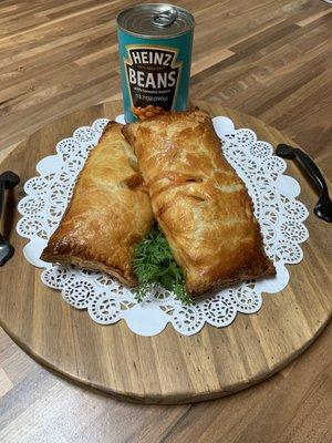 Sausage, Bacon & Bean Pastie.
Made with love in San Jose CA