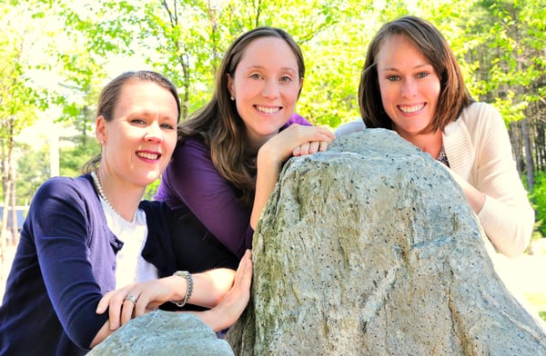 Kimberly Evans, Leslie Langevin, and Abby Wadsworth