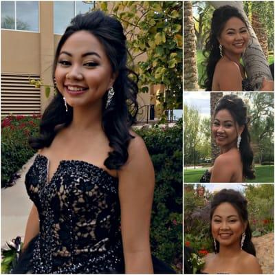 2016 Senior Prom!  Hair & makeup by Marina!