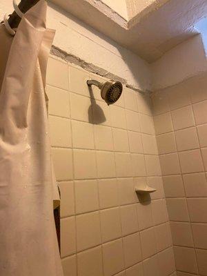 Tech installed a new shower head.