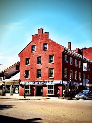 My favorite kind of place, beads! Cool building too.