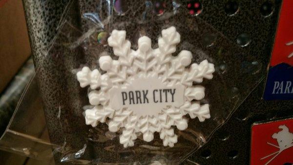 Snowflake Park City magnet