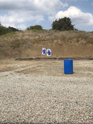 Hand gun range