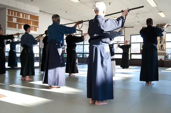 Japanese swordsmanship training