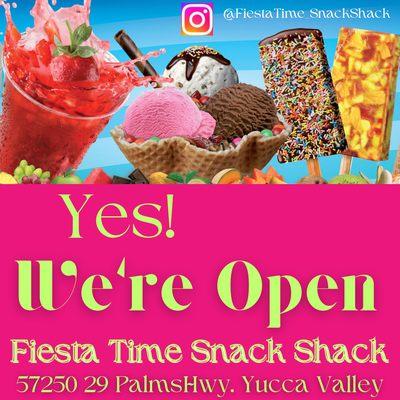 We are Open