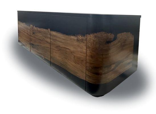 Side board epoxy resin and wood