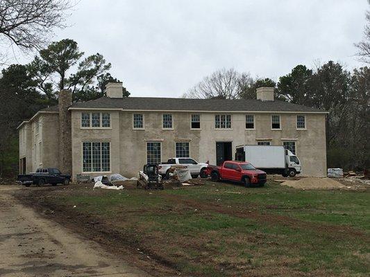 The first floor of this home became the second as the homeowner needed additional space.