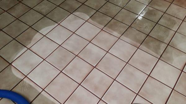 commercial Tile Steam Cleaning