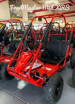 Go-Kart. New Red TrailMaster Mid XRS