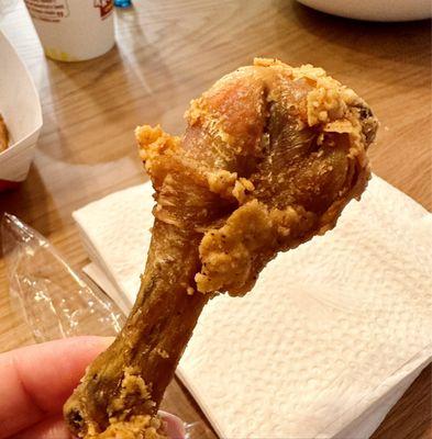 Chicken drumstick from the 3 piece dark