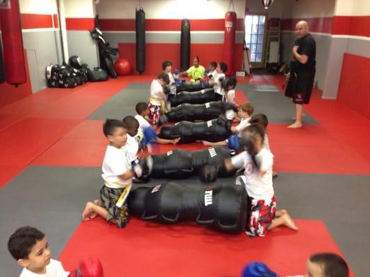 My child's Lil Dragon 3-5 year old MMA class