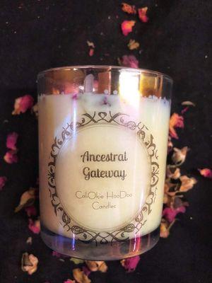 Blessed and Dressed Ancestral Gateway candles to help you connect to your past and lineage.