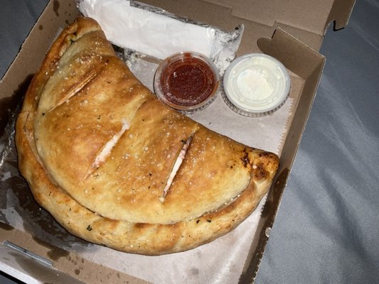 Cheese calzone