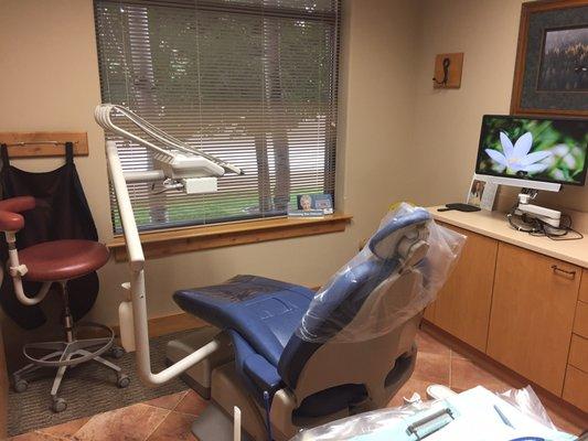 One of the treatment rooms