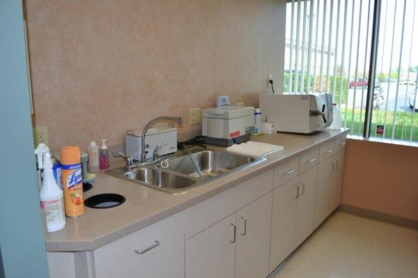 Working area at Mary Ricotta's dental clinic in Amherst NY