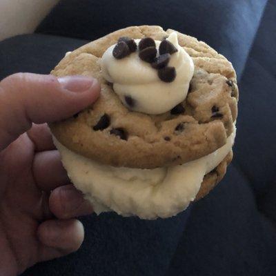 Giant cannoli cookie at King Kullen Bakery only $2.50