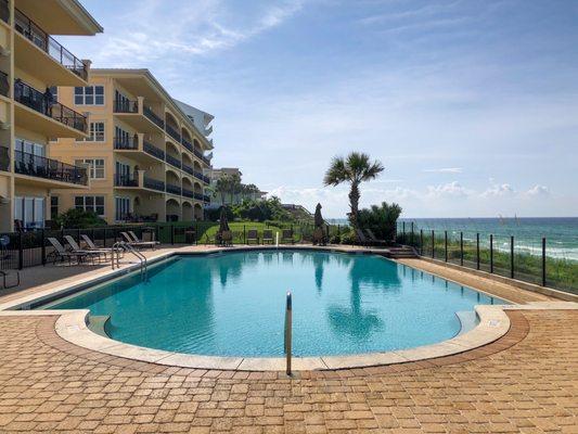 Pool by the beach