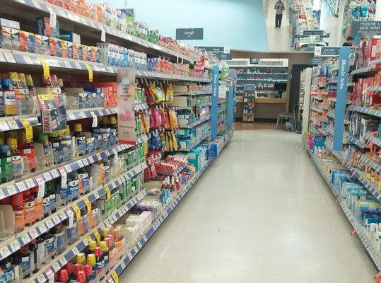 Pharmacy aisle