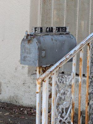 Mailbox by the Carpenter House Museum